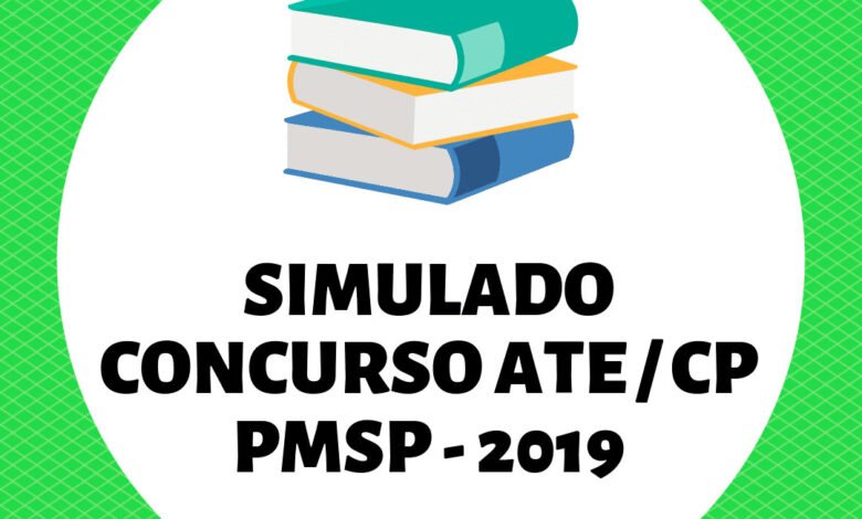 Simulado de prova de concurso público ATE e CP