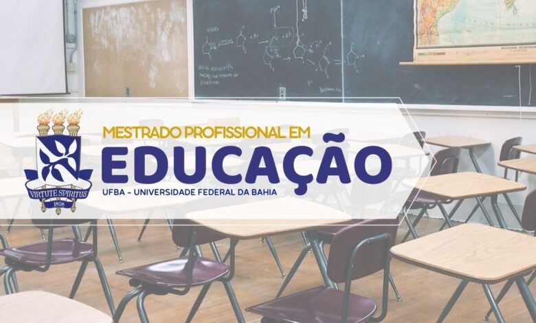 MESTRADO EDUCAÇÃO UFBA