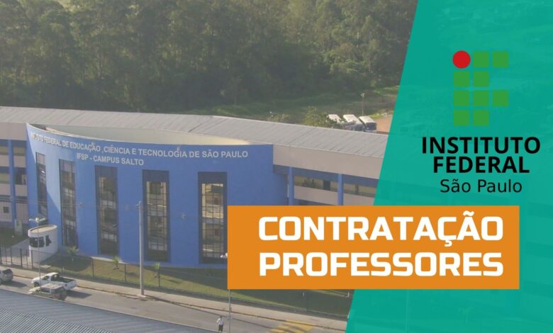 contratação professores - IFSP