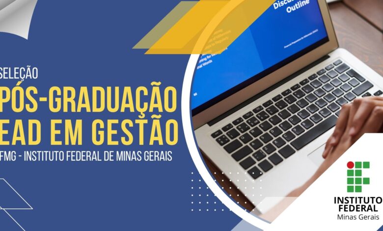 pós-graduação em gestão EAD IFMG