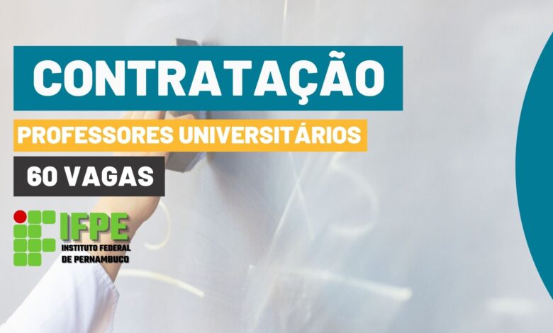 Contração professores IFPE