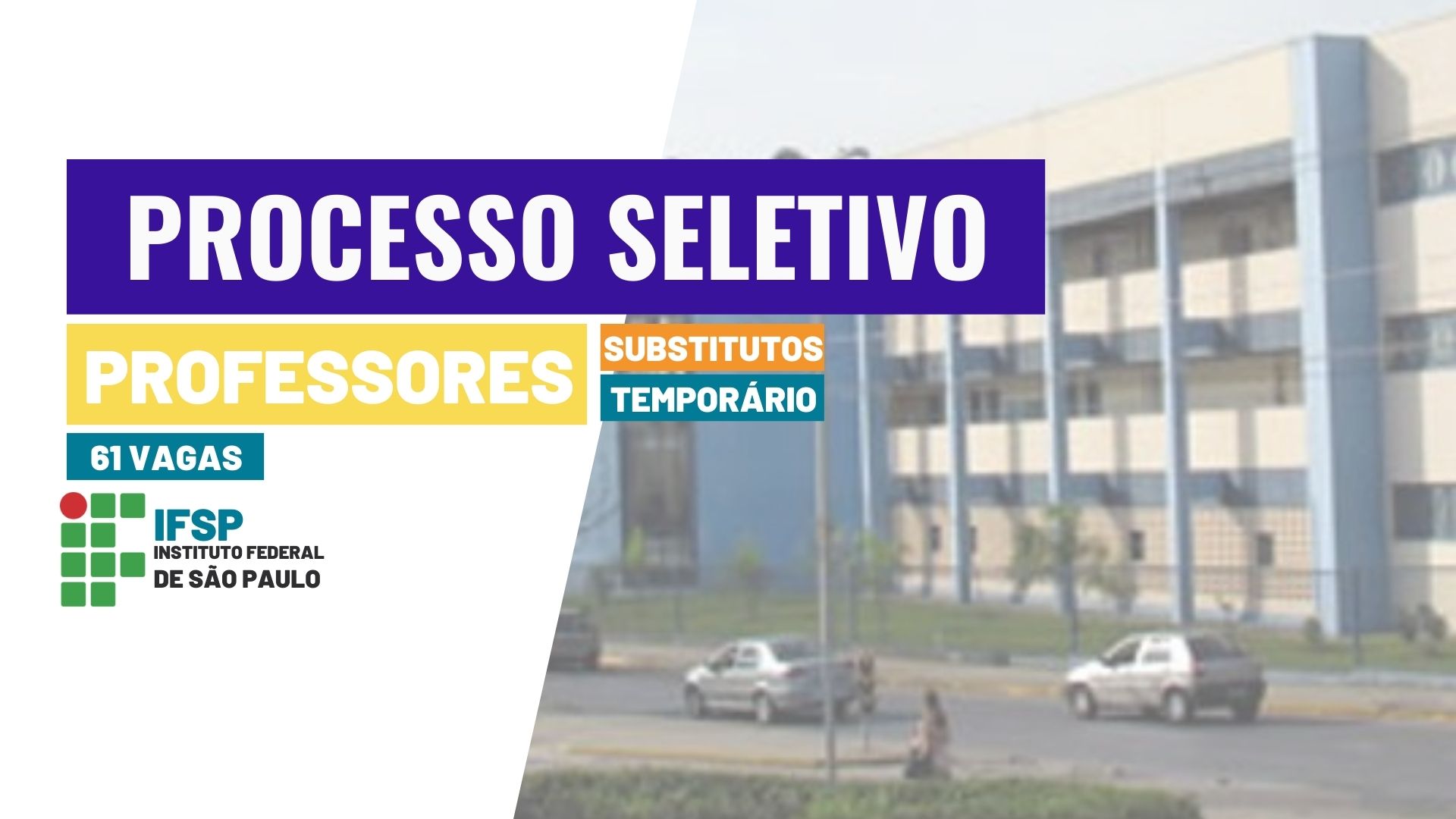 Contratação Professores do IFSP