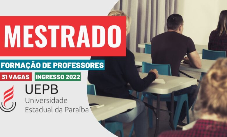 Mestrado Formação de Professores