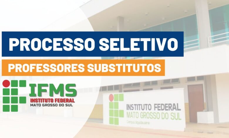 contratação professores IFMS