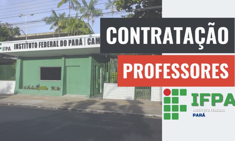Contratação Professores IFPA