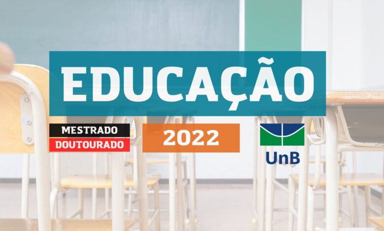 Mestrado Doutorado Educação UnB