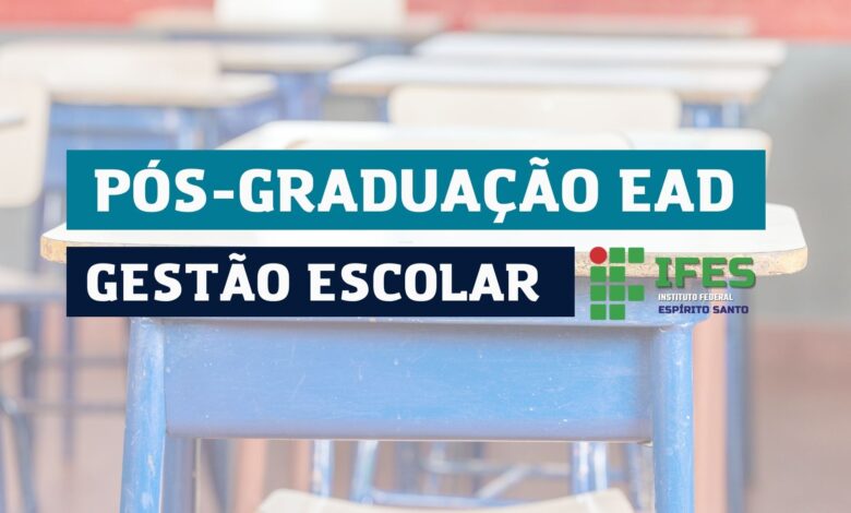 Pós-Graduação Gestão Escolar EAD