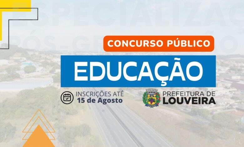 Concurso Educação Louveira