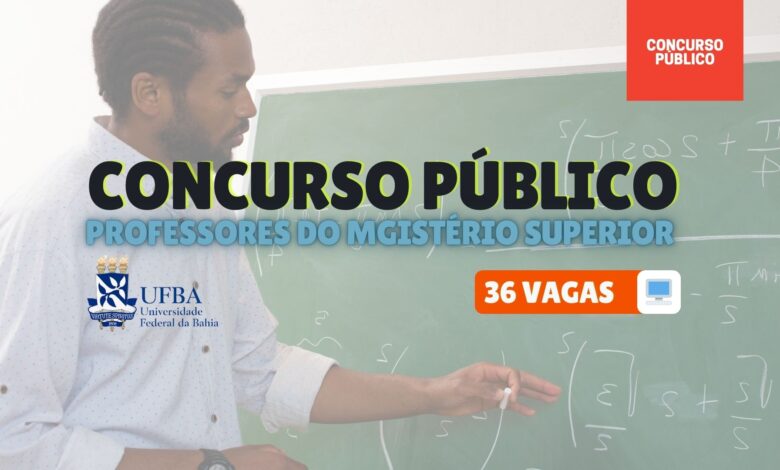 Concurso Professores da UFBA