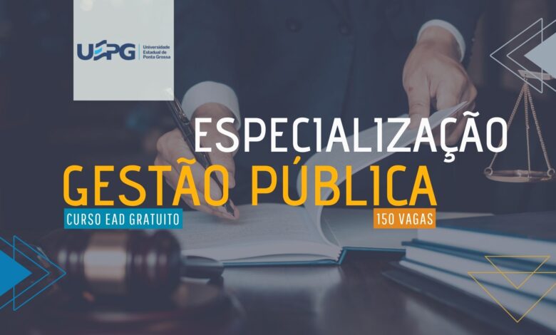 Especialização Gestão Pública EAD