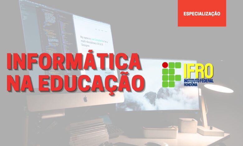 Especialização Informática Educação
