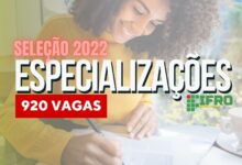 Especializações IFRO