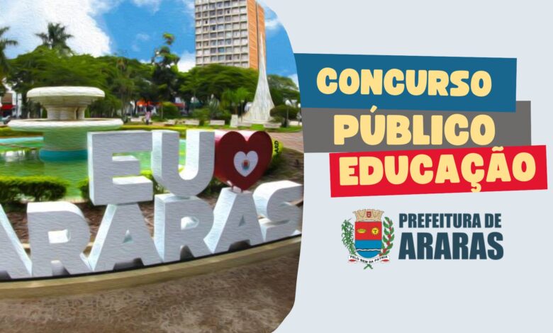 Concurso Educação Araras