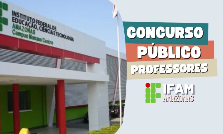 Concurso professores IFAM