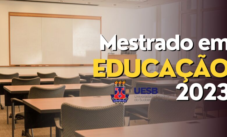 Mestrado Educação UESB 2023