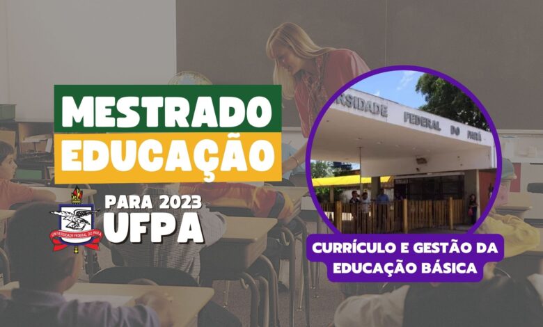 Mestrado Educação UFPA