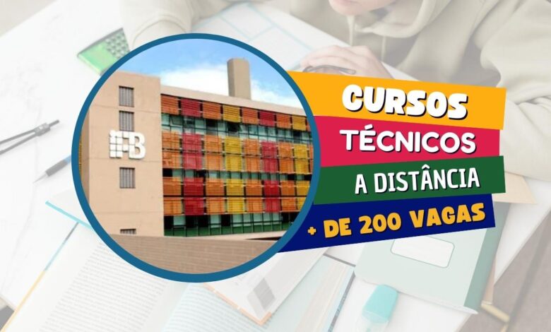 Cursos técnicos a distância IFB