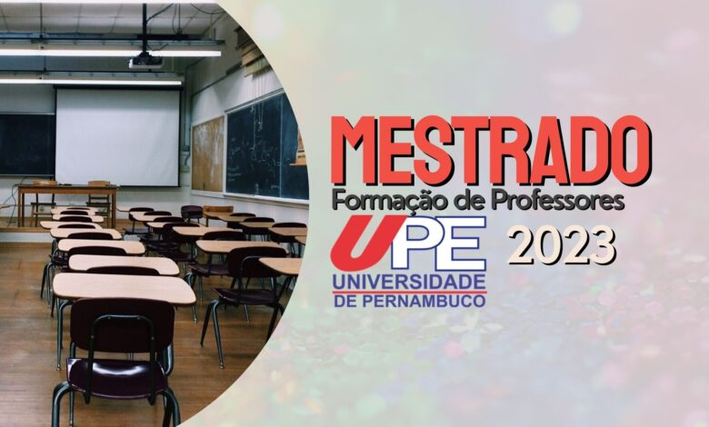 Mestrado em Formação de Professores