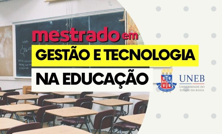 Mestrado gestão e educação UNEB