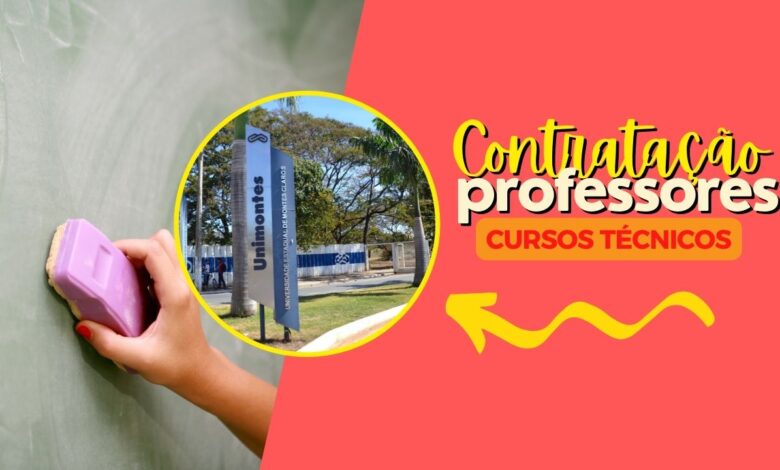 professores cursos técnicos unimontes