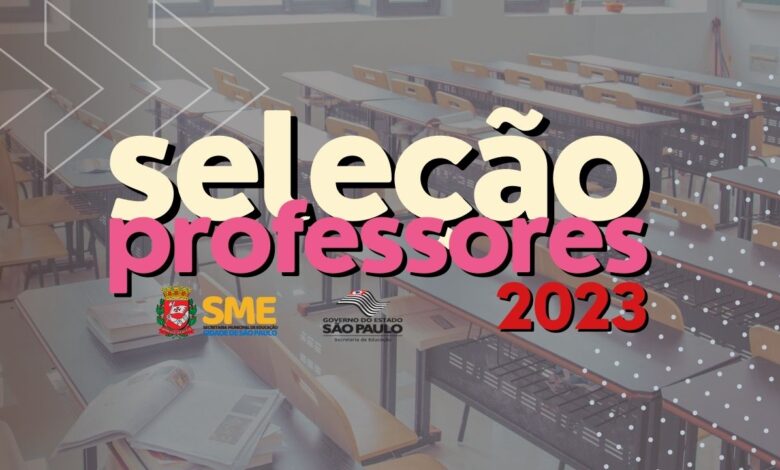 seleção professores 2023