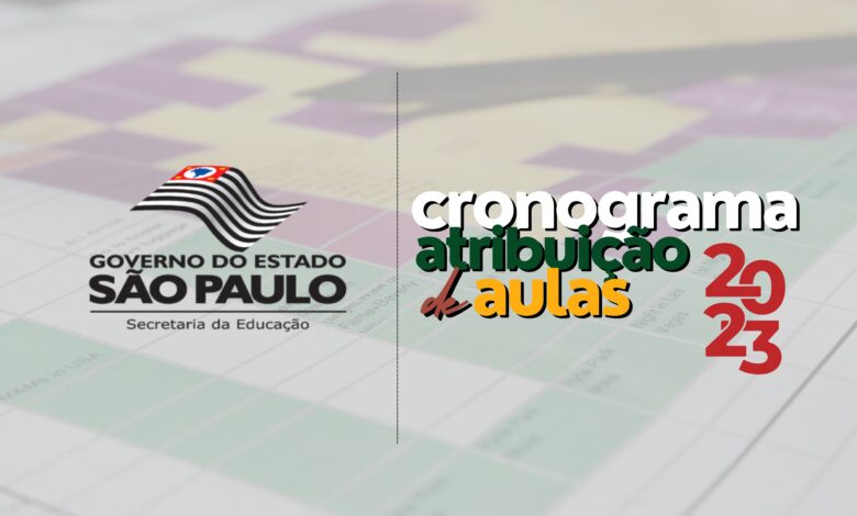 Cronograma Atribuição 2023 SEDUC