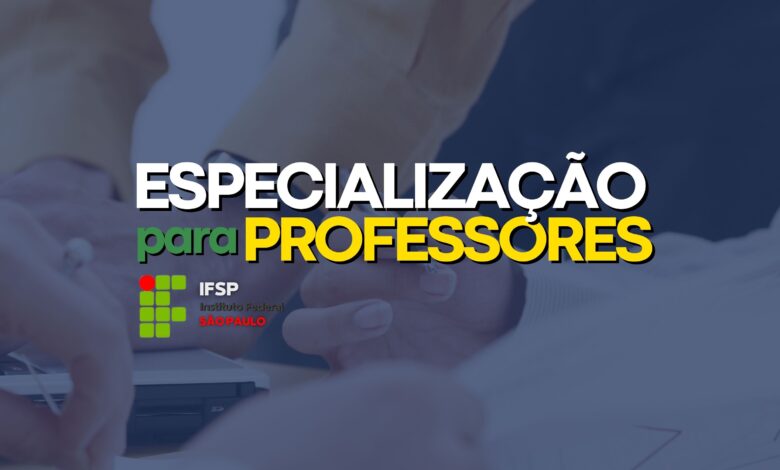 Especialização Professores IFSP