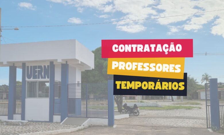 contratação professores temporários UERN