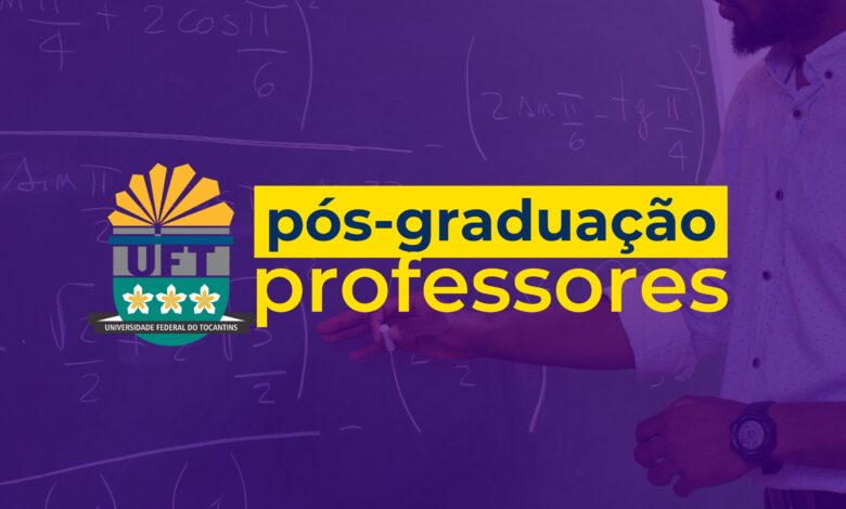 Especialização professores UFT