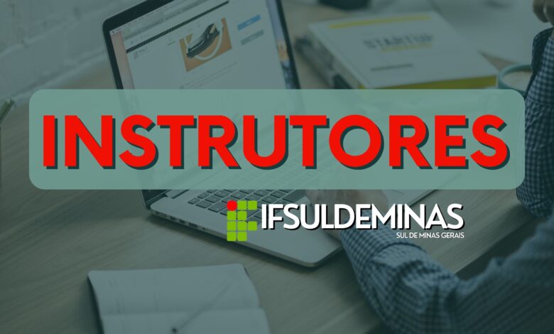 Instrutores do - IFSULDEMINAS