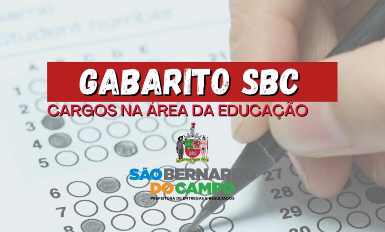 Gabarito São Bernardo do Campo