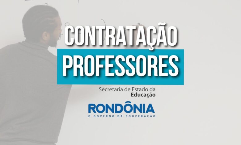 Contratação Professores SEDUC-RO