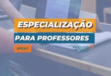 Especialização Professores UFCAT