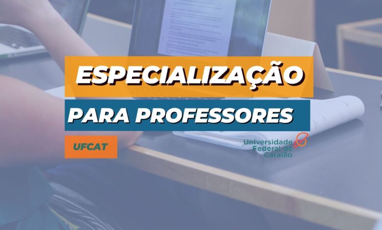 Especialização Professores UFCAT