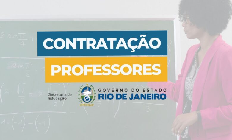 contratação professor SEEDUC RJ