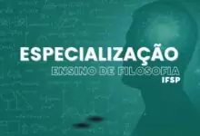 Especialização em Ensino de Filosofia