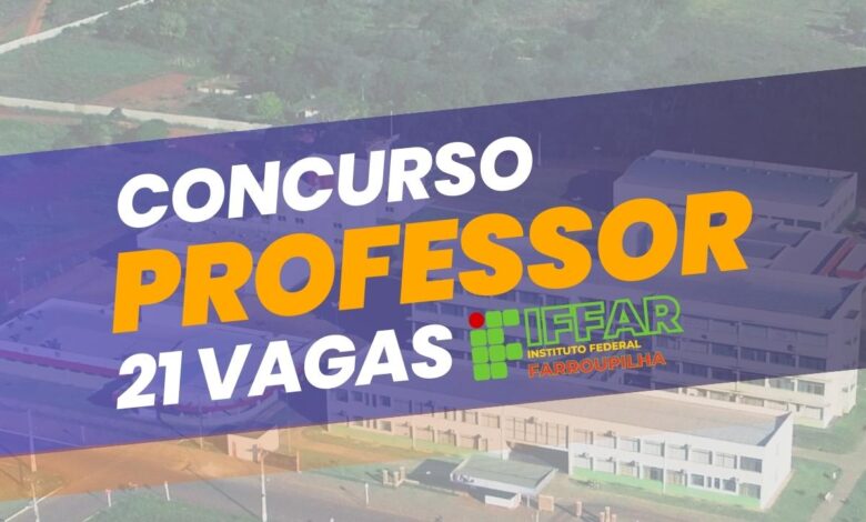 Concurso Professor IFFAR