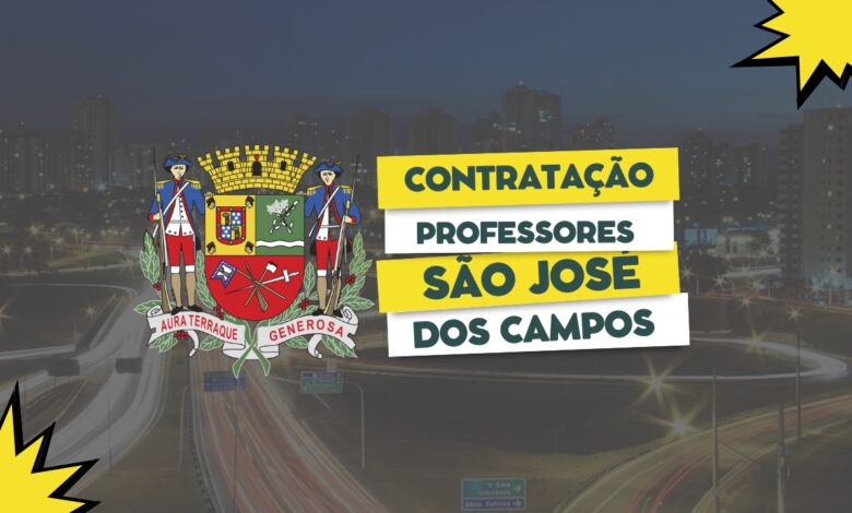 Contratação Professor São José dos Campos