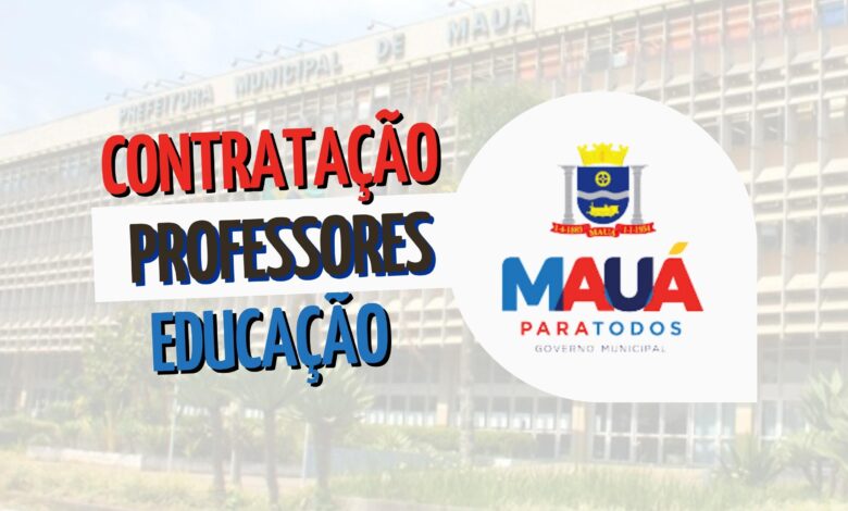 Contratação Professores Mauá