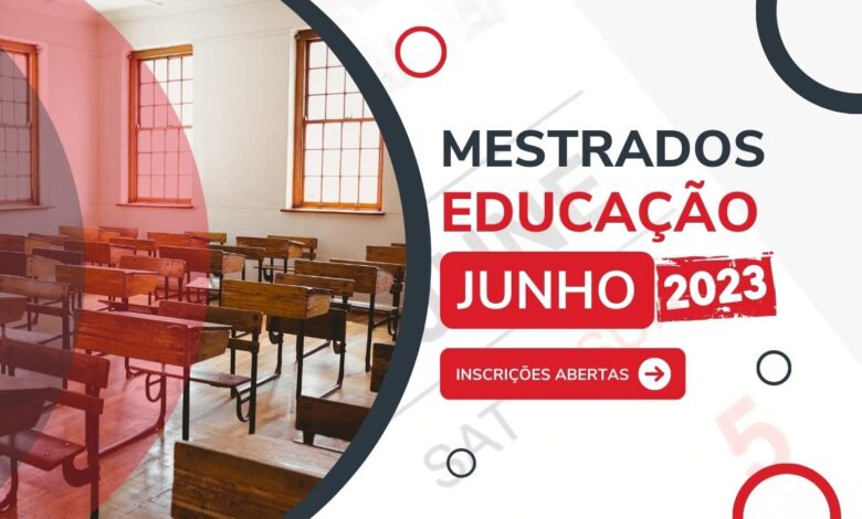 Mestrado Educação Junho 2023