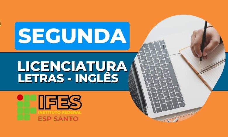 Segunda Licenciatura em Inglês IFES