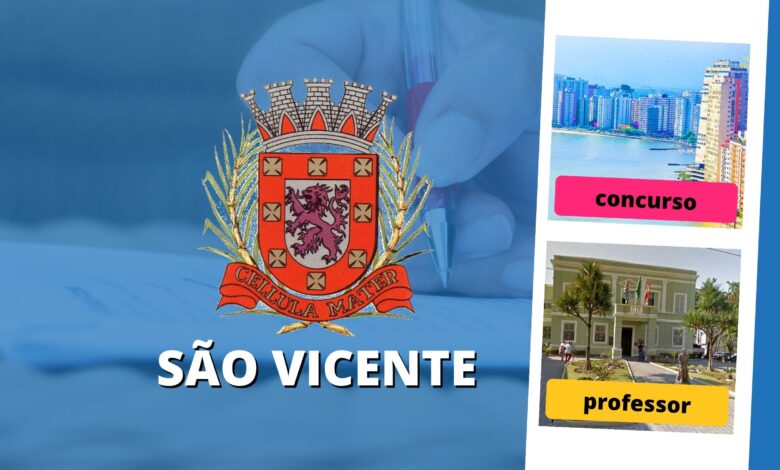 Concurso Professor São Vicente
