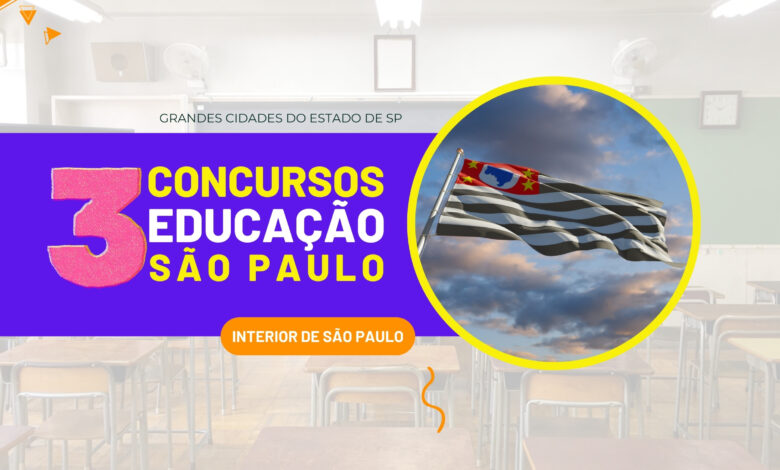 Concursos Educação Interior São Paulo