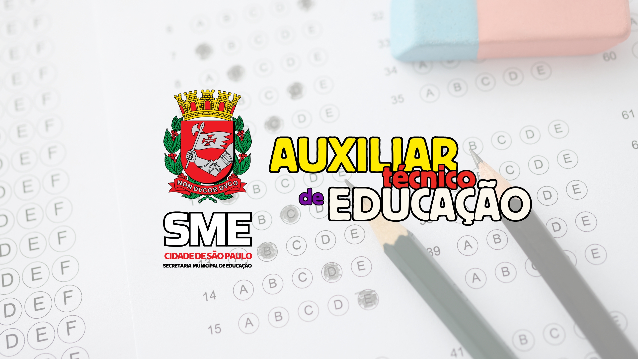 Auxiliar Técnico de Educação da Secretaria Municipal de Educação _ PMSP