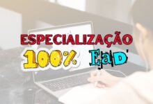 Especialização totalmente EAD.