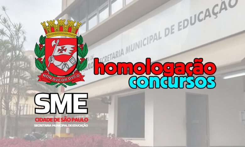 Homologação Concursos SME
