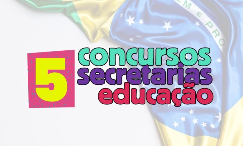 Inscrições Professor Secretarias de Educação