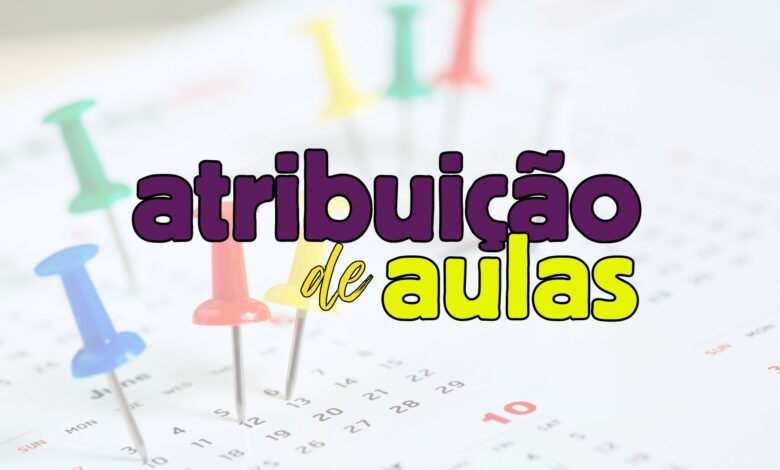 Datas atribuição de aulas 2024