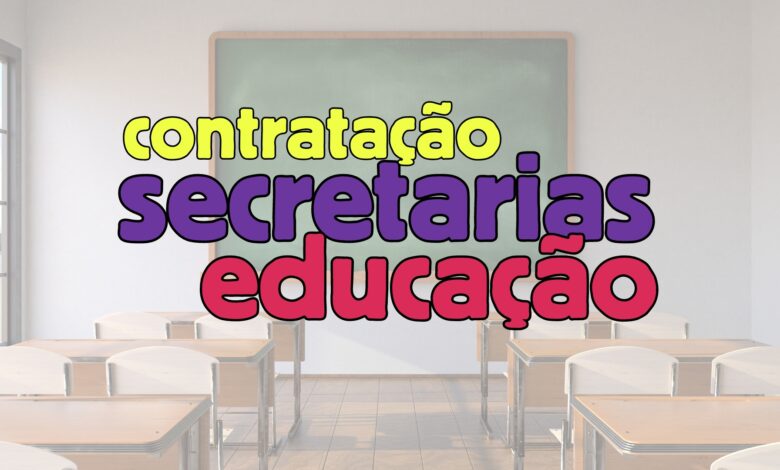Secretaria Educação Contratação