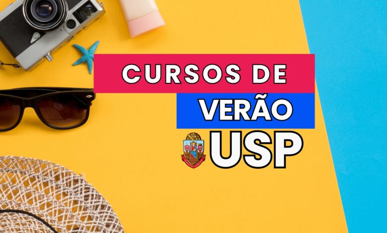 As inscrições para os cursos de verão estão abertas para o 3º Grupo em 2024 da USP. Confira detalhes e inscreva-se!